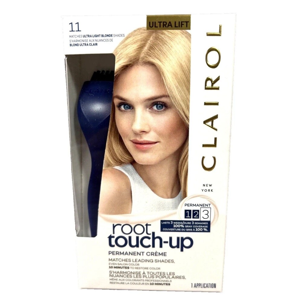 Clairol Root Touch-Up Permanent Creme Ultra Light Blonde Color Number 11 New HTF